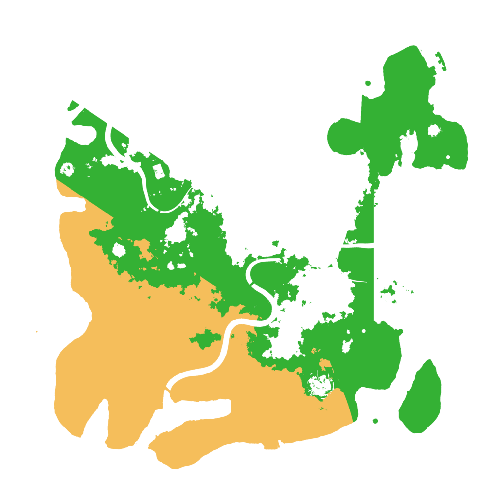 Biome Rust Map: Procedural Map, Size: 3750, Seed: 2098504193