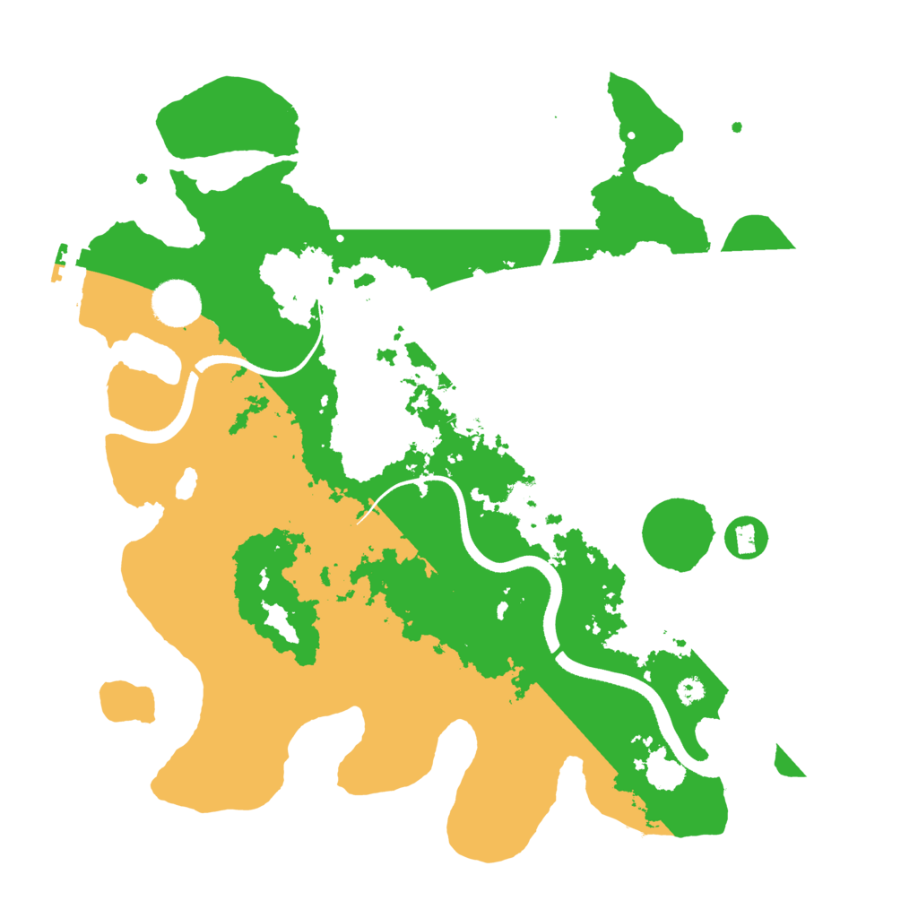 Biome Rust Map: Procedural Map, Size: 3500, Seed: 1958230862