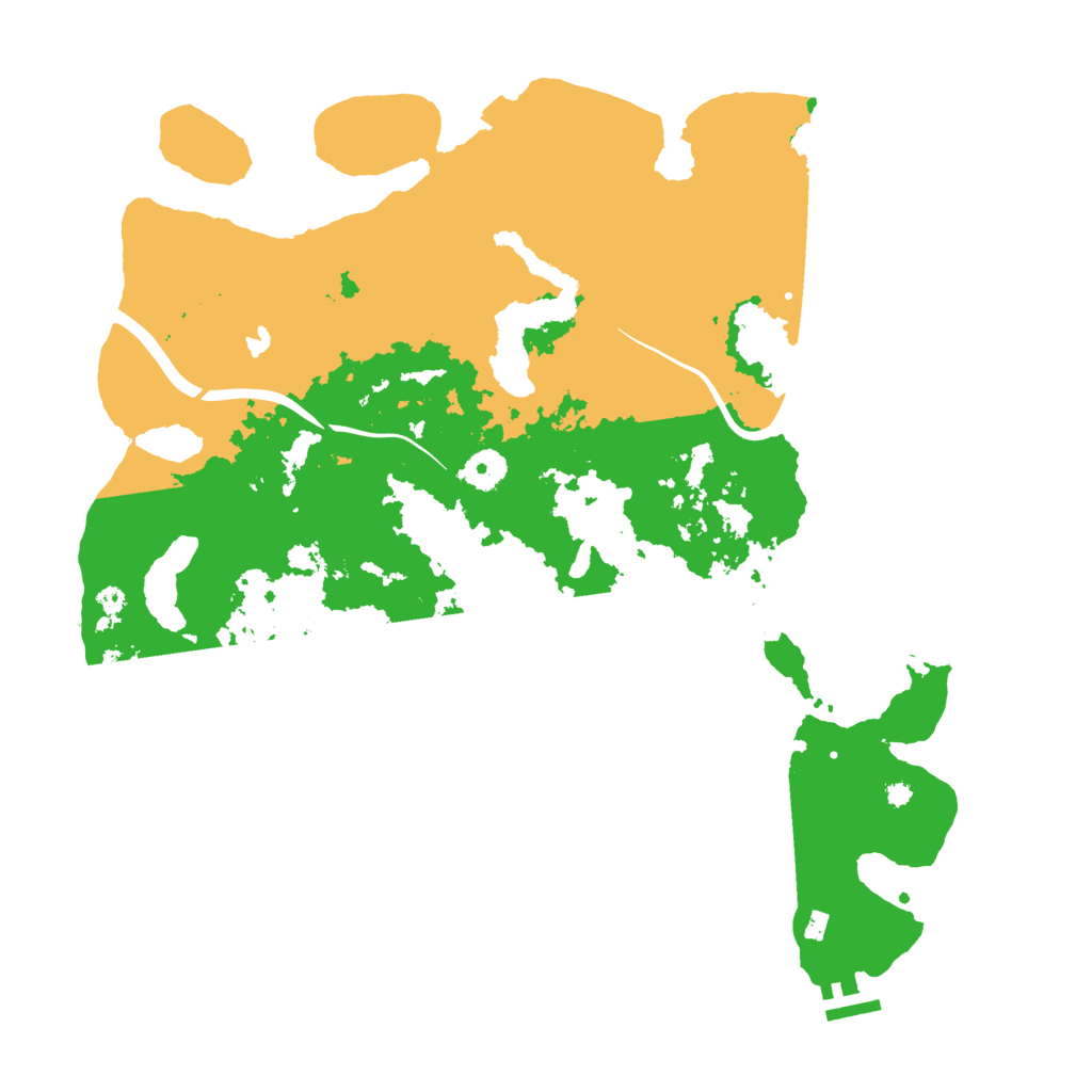 Biome Rust Map: Procedural Map, Size: 4000, Seed: 966698