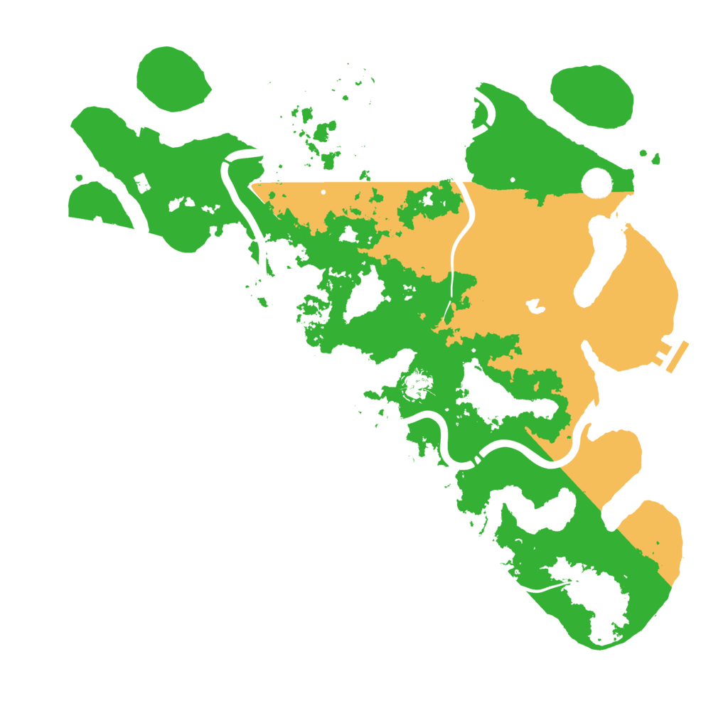 Biome Rust Map: Procedural Map, Size: 4250, Seed: 483351945