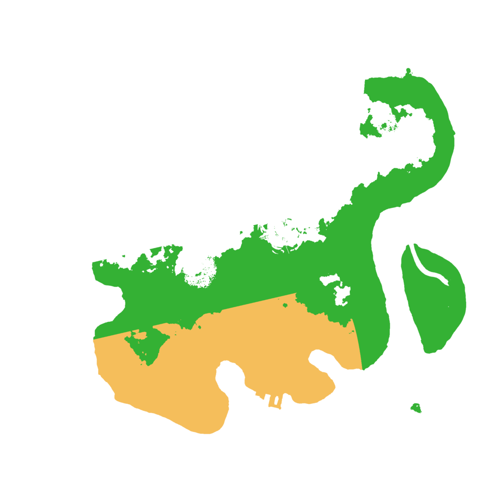 Biome Rust Map: Procedural Map, Size: 2400, Seed: 819358997