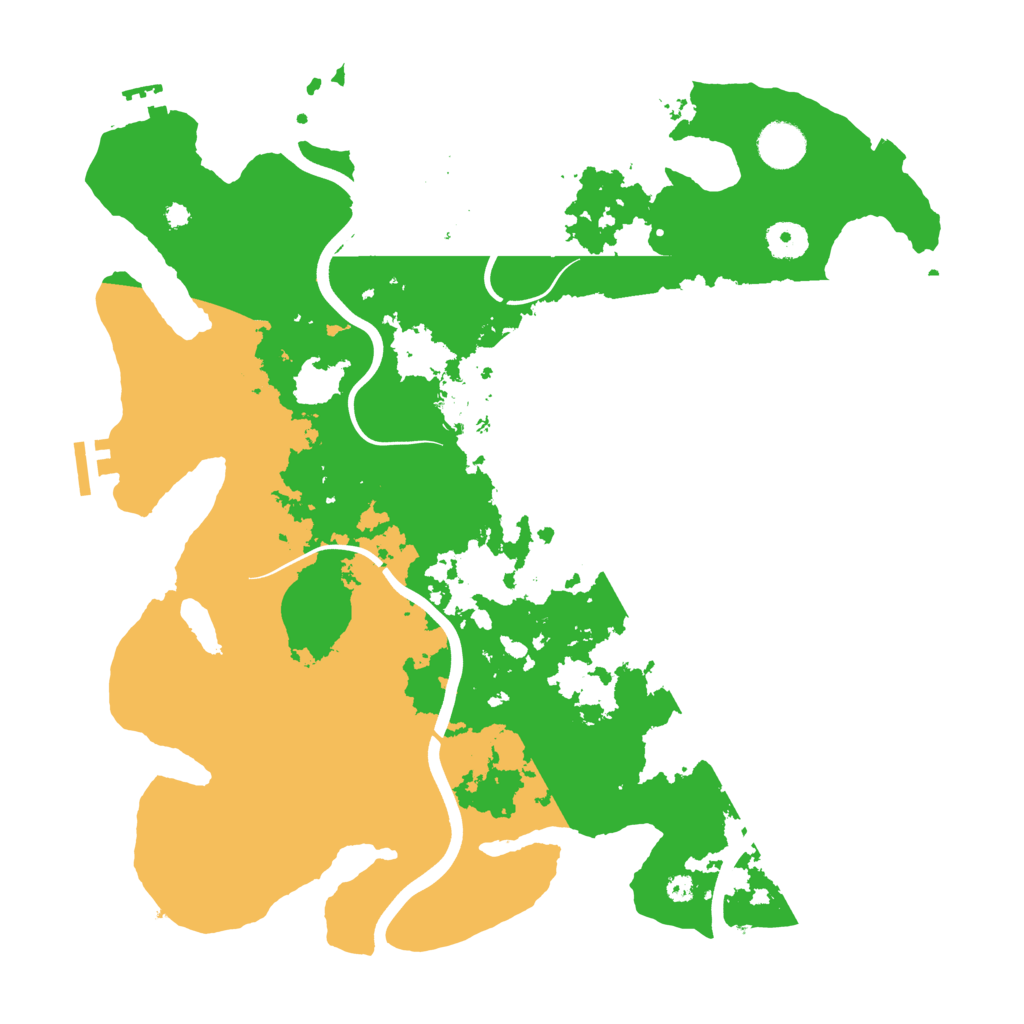 Biome Rust Map: Procedural Map, Size: 3850, Seed: 806326258