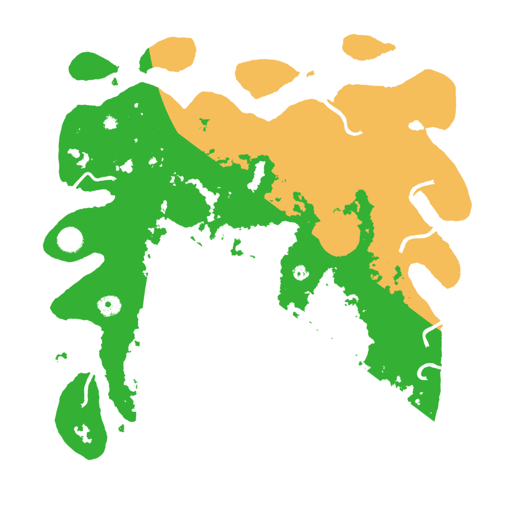 Biome Rust Map: Procedural Map, Size: 3500, Seed: 68654675