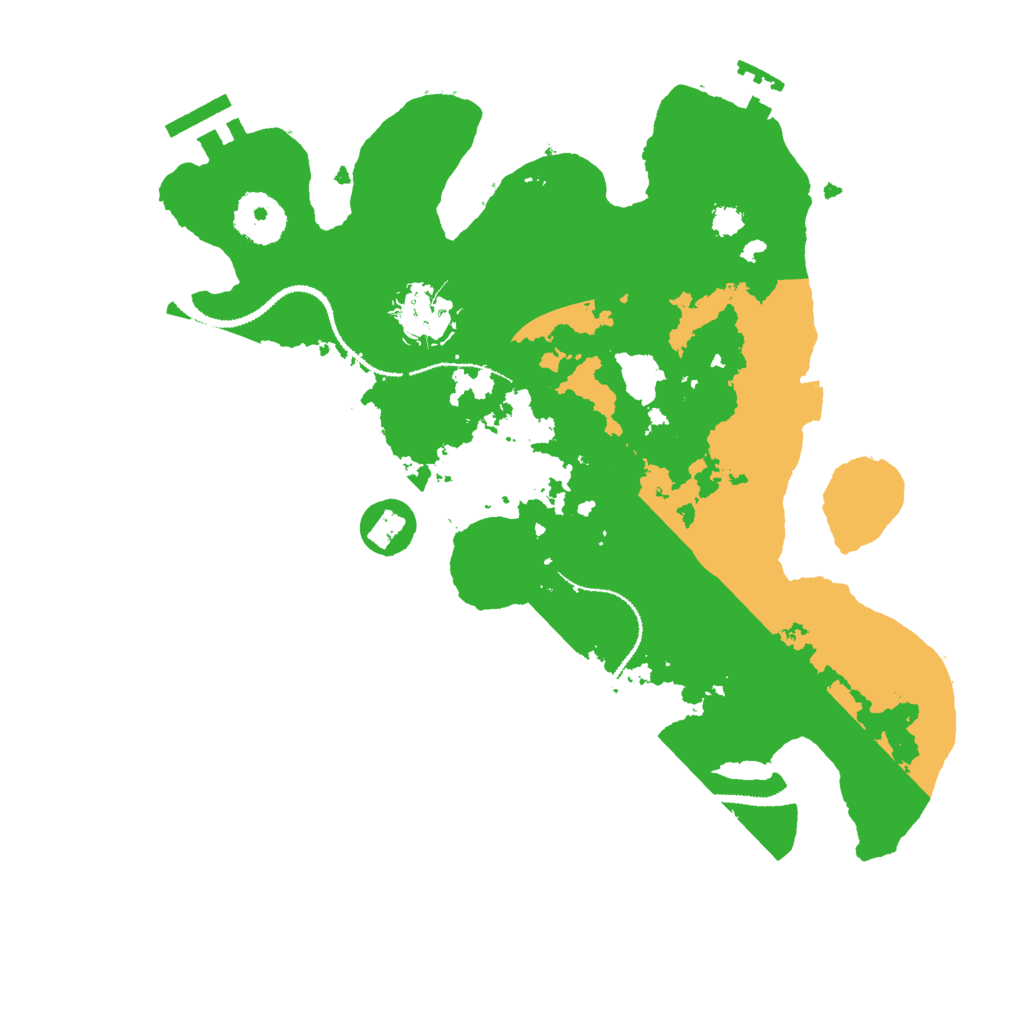 Biome Rust Map: Procedural Map, Size: 3000, Seed: 203407907