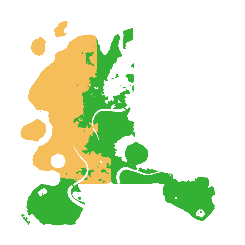 Biome Rust Map: Procedural Map, Size: 3000, Seed: 596206647