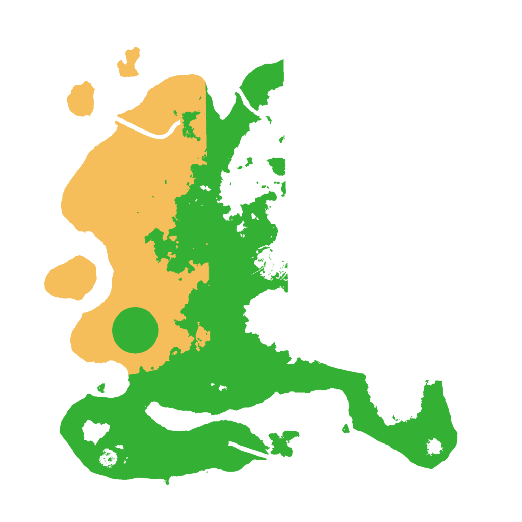 Biome Rust Map: Procedural Map, Size: 3000, Seed: 596206647