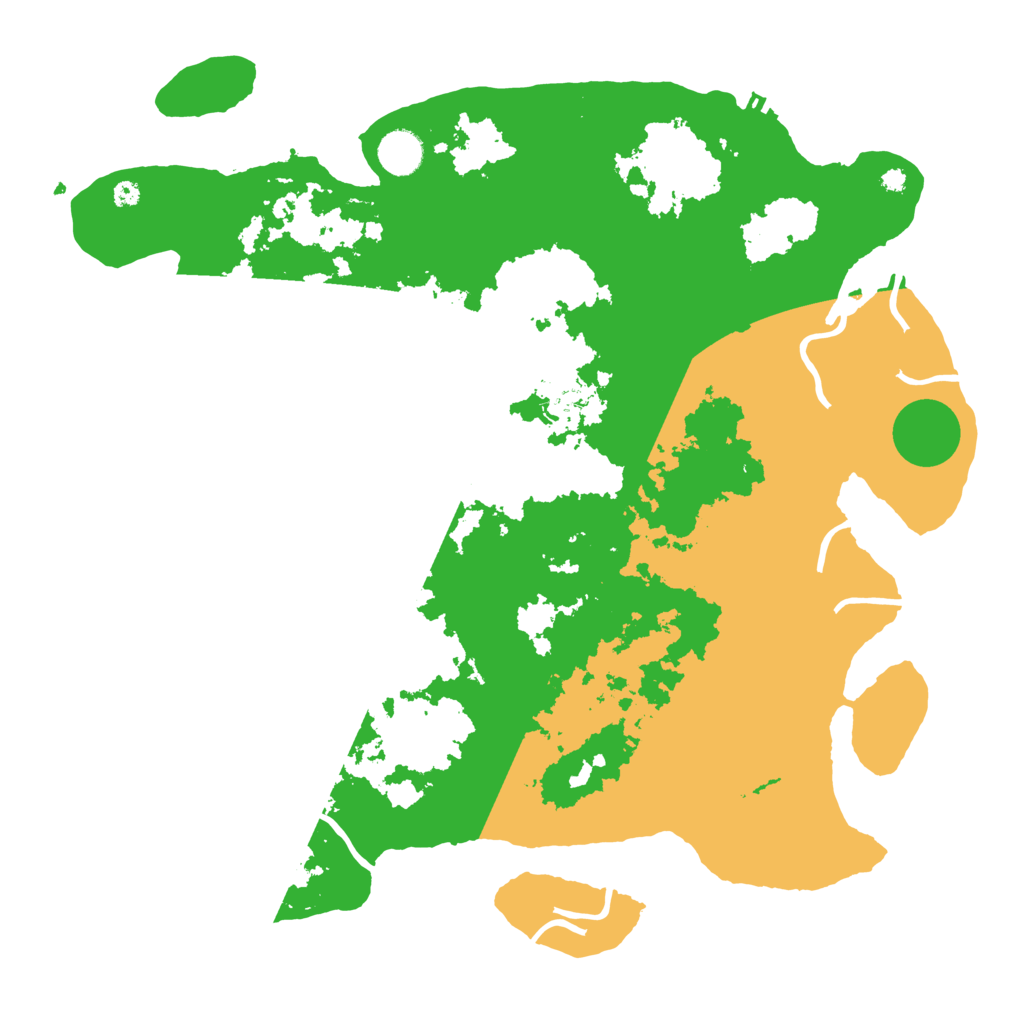Biome Rust Map: Procedural Map, Size: 4000, Seed: 18219905