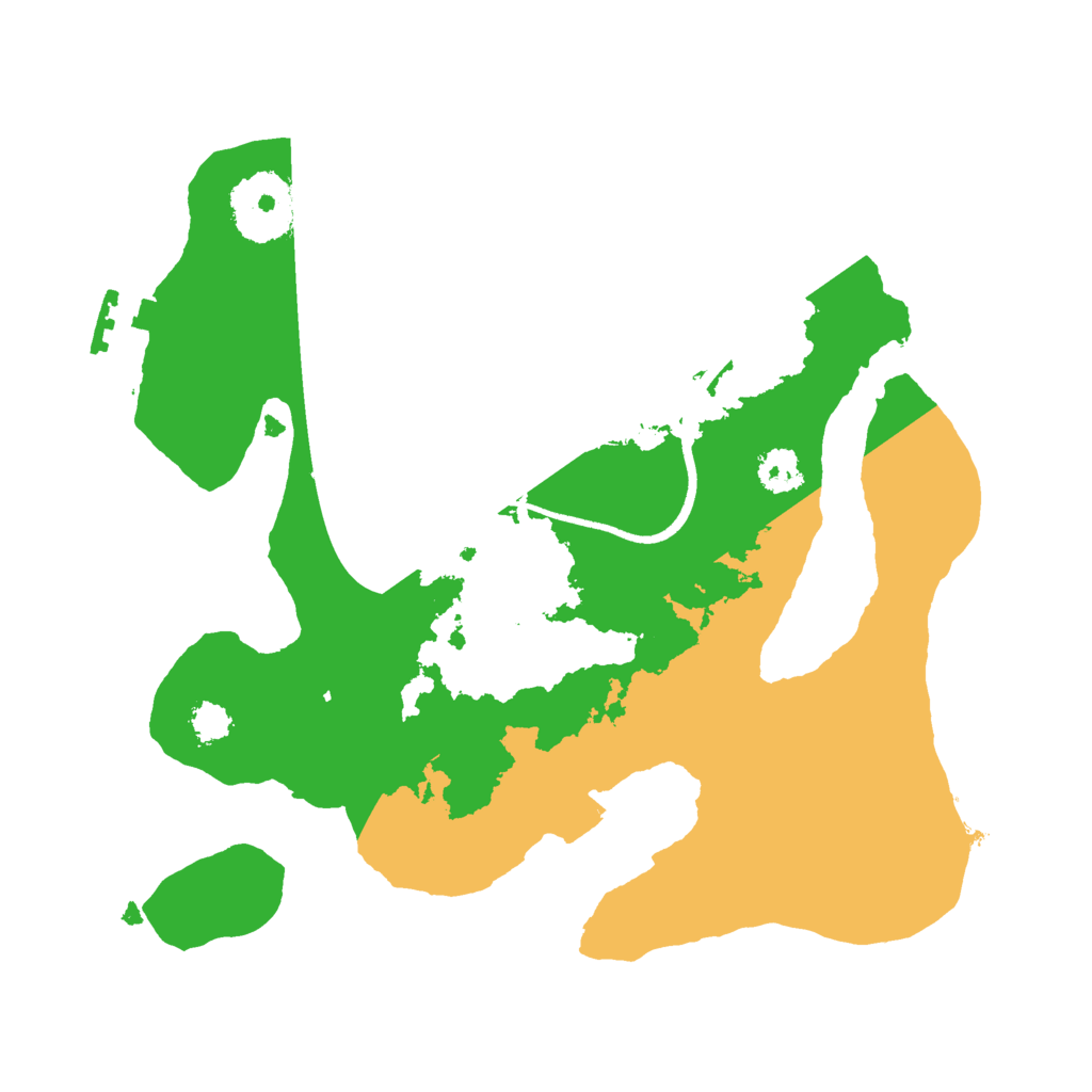 Biome Rust Map: Procedural Map, Size: 2500, Seed: 1946526750