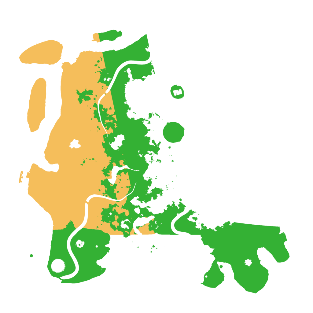 Biome Rust Map: Procedural Map, Size: 4000, Seed: 16264192