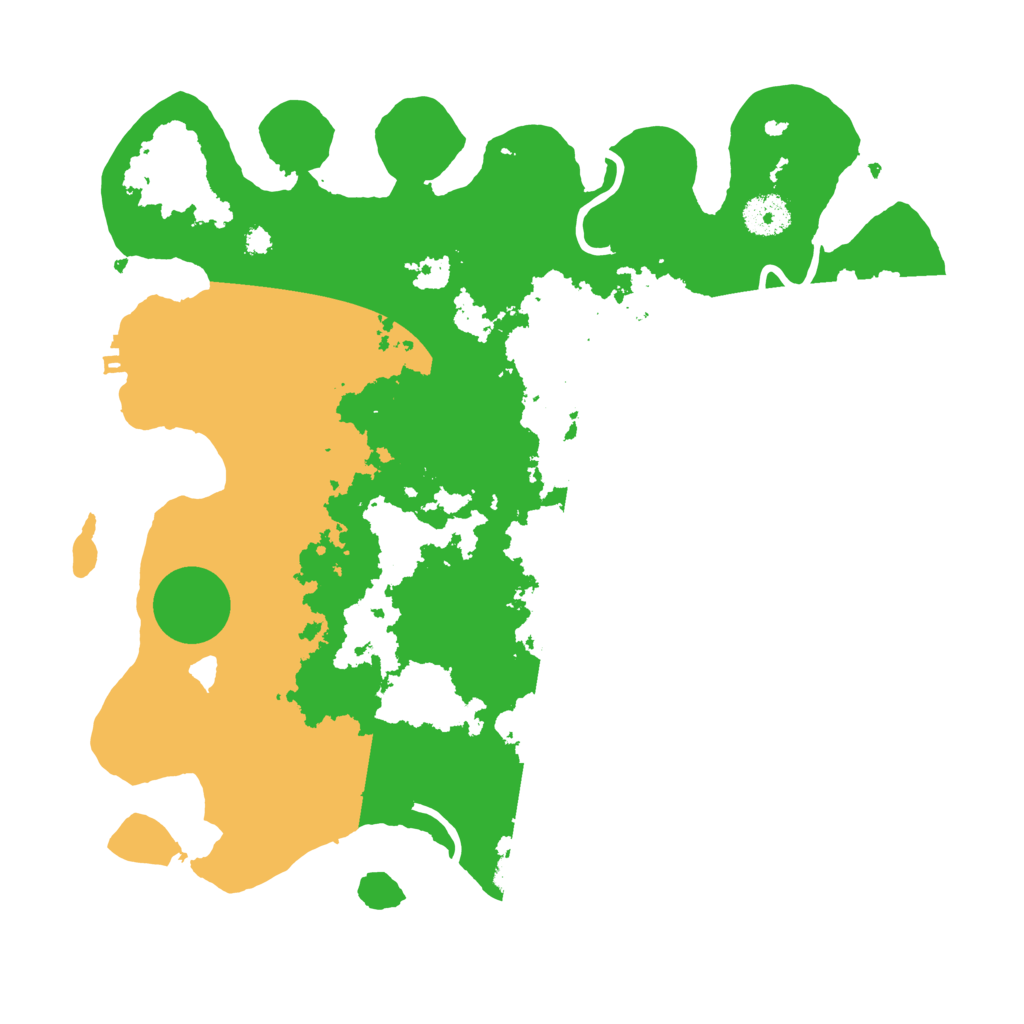 Biome Rust Map: Procedural Map, Size: 3500, Seed: 6543469