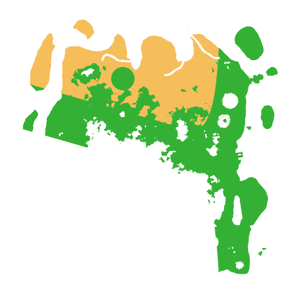 Biome Rust Map: Procedural Map, Size: 3400, Seed: 142522653