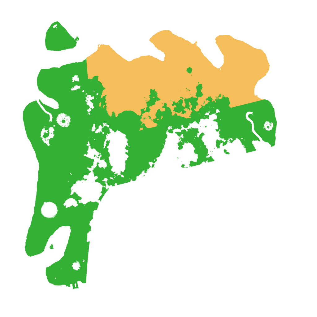 Biome Rust Map: Procedural Map, Size: 3500, Seed: 1034758354