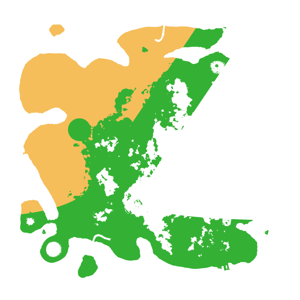 Biome Rust Map: Procedural Map, Size: 3500, Seed: 163204971