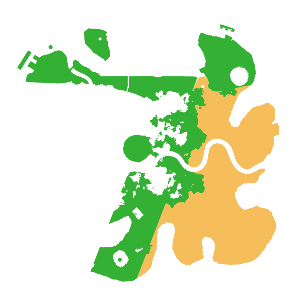 Biome Rust Map: Procedural Map, Size: 3000, Seed: 547329865