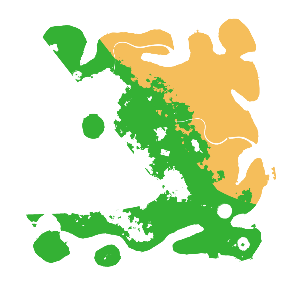 Biome Rust Map: Procedural Map, Size: 3500, Seed: 7164703