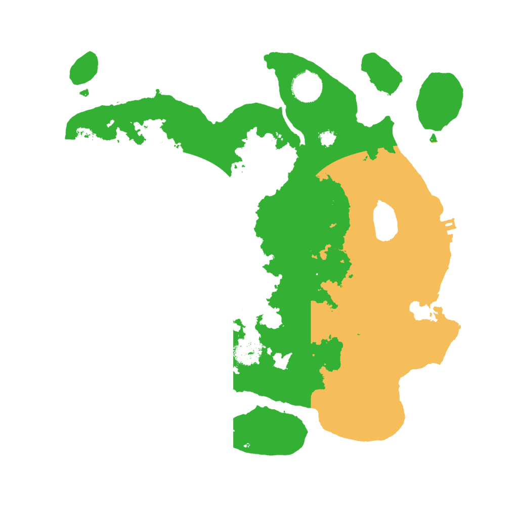 Biome Rust Map: Procedural Map, Size: 3000, Seed: 1279510497