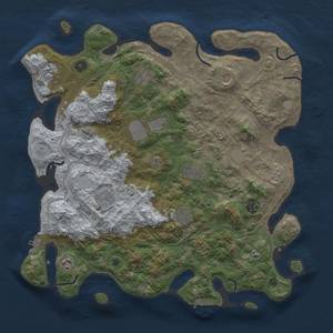 Thumbnail Rust Map: Procedural Map, Size: 4250, Seed: 777996724, 18 Monuments