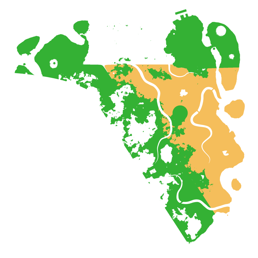 Biome Rust Map: Procedural Map, Size: 4500, Seed: 1483960158