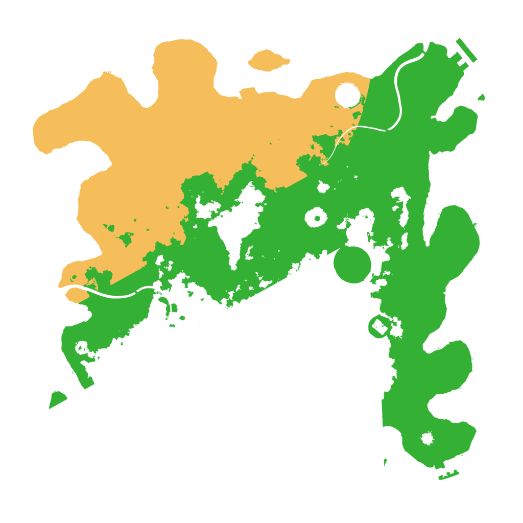 Biome Rust Map: Procedural Map, Size: 3800, Seed: 474828