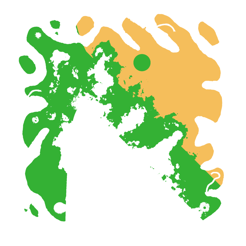 Biome Rust Map: Procedural Map, Size: 3800, Seed: 840741