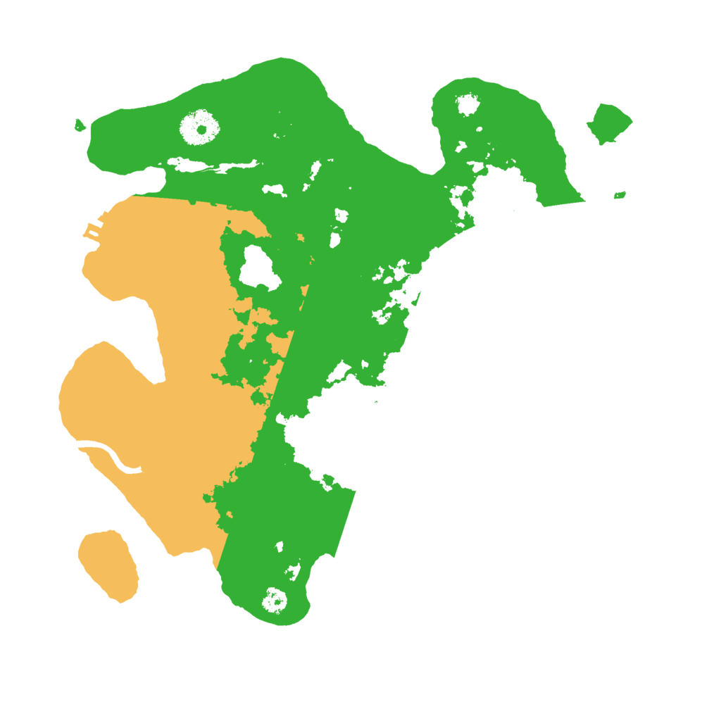 Biome Rust Map: Procedural Map, Size: 3000, Seed: 400299306