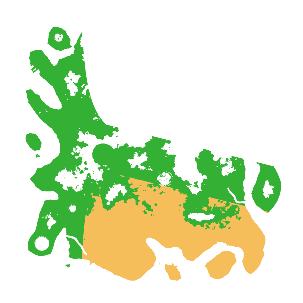 Biome Rust Map: Procedural Map, Size: 3800, Seed: 95158