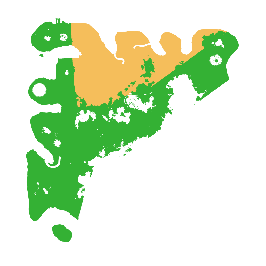 Biome Rust Map: Procedural Map, Size: 3500, Seed: 2014986
