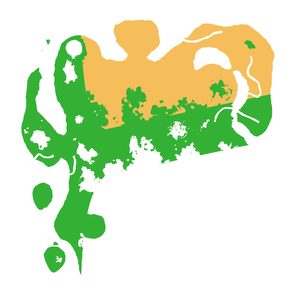 Biome Rust Map: Procedural Map, Size: 3300, Seed: 574244522