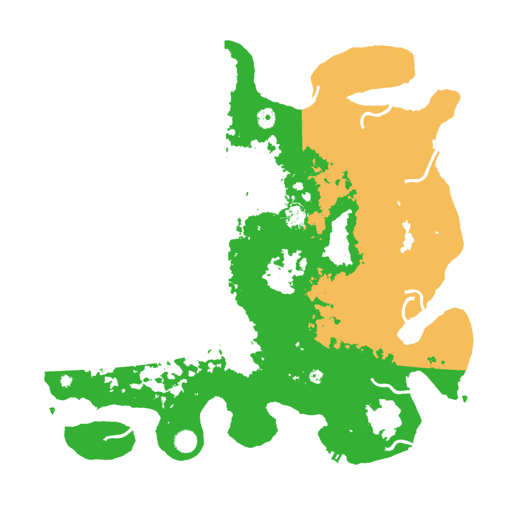 Biome Rust Map: Procedural Map, Size: 3900, Seed: 860934