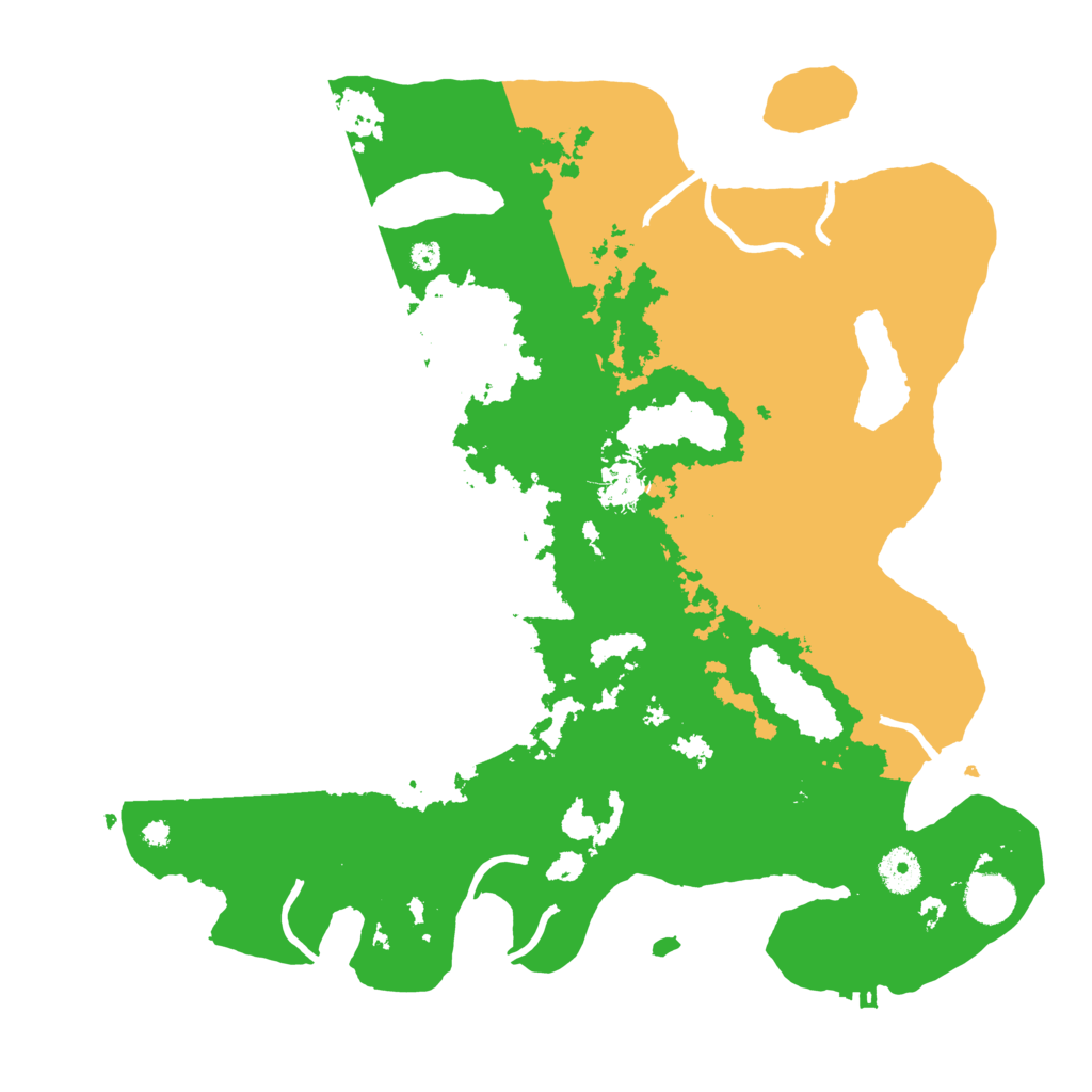 Biome Rust Map: Procedural Map, Size: 3800, Seed: 739634