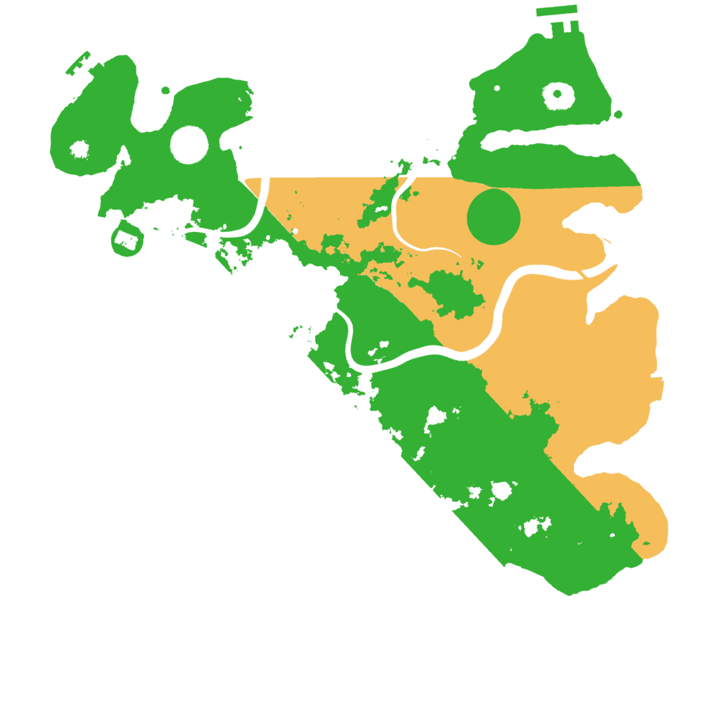Biome Rust Map: Procedural Map, Size: 3500, Seed: 1516510592