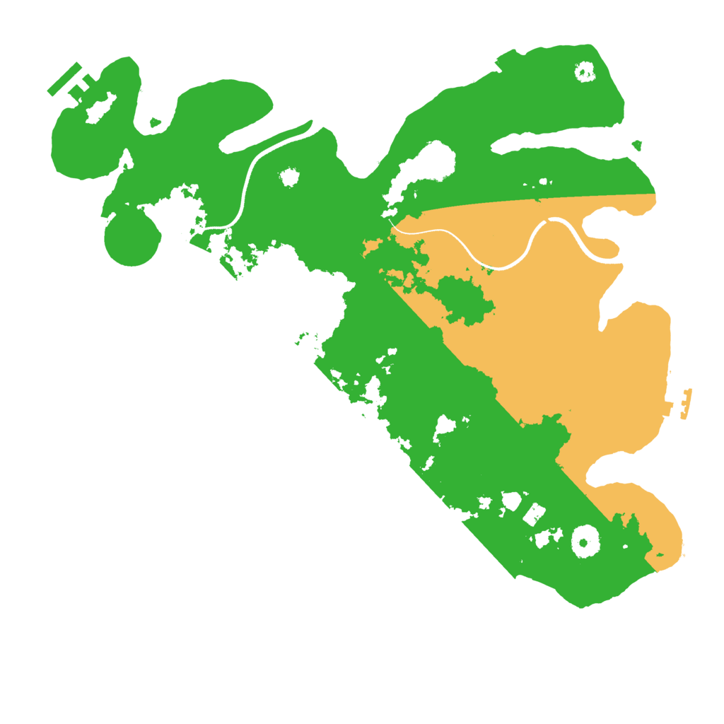 Biome Rust Map: Procedural Map, Size: 3500, Seed: 1516510592