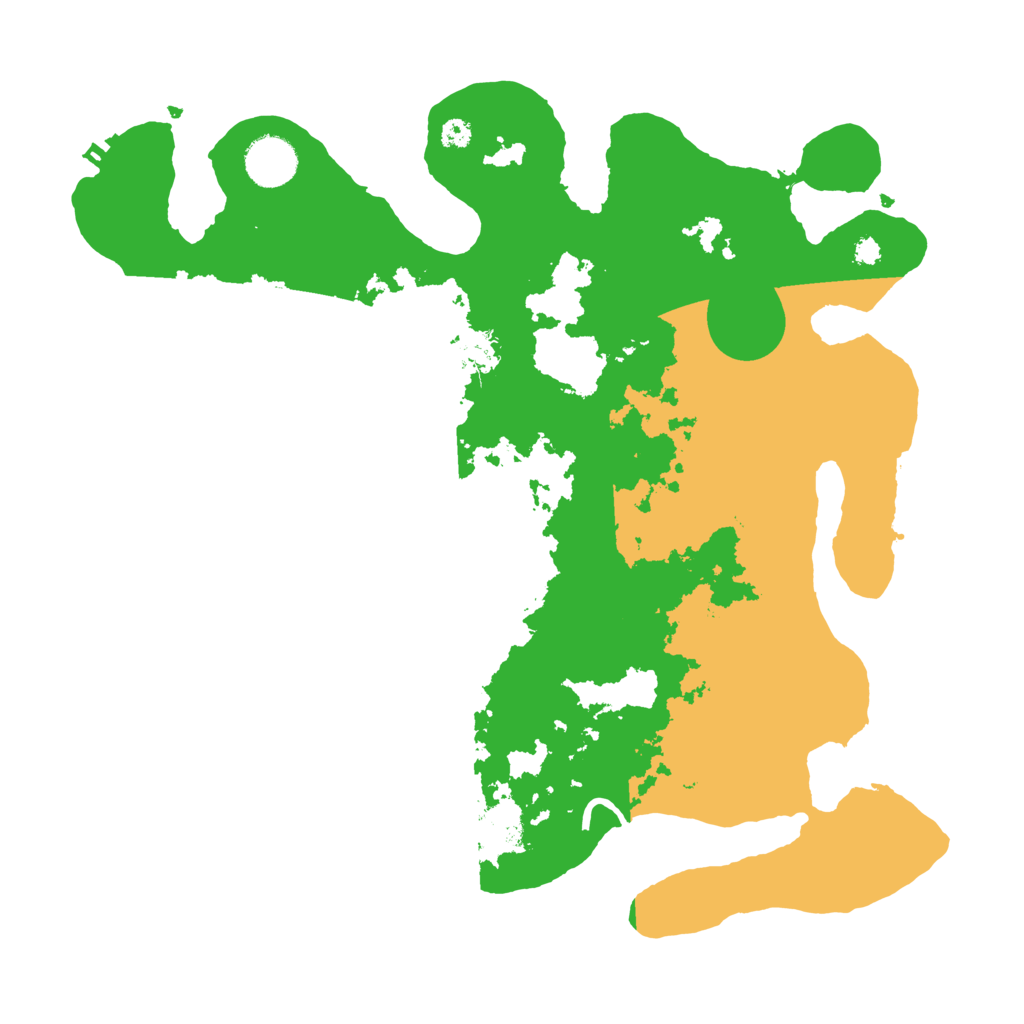 Biome Rust Map: Procedural Map, Size: 3500, Seed: 985414481