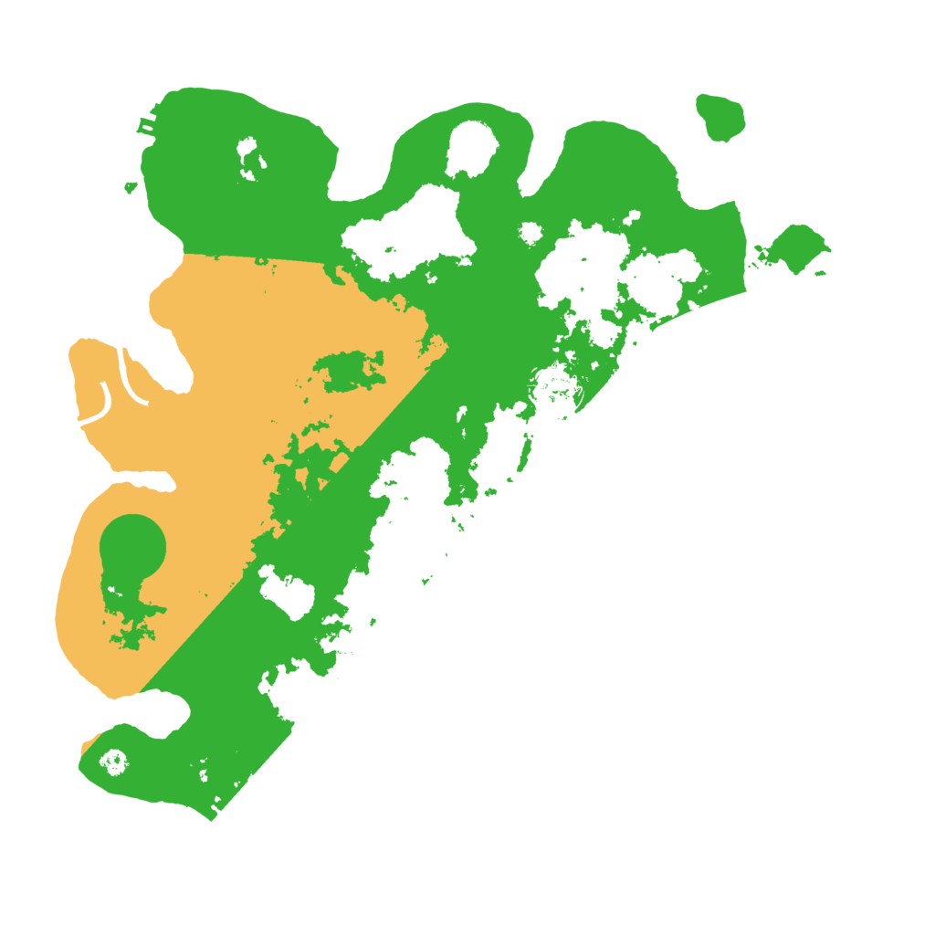 Biome Rust Map: Procedural Map, Size: 3700, Seed: 2025803570