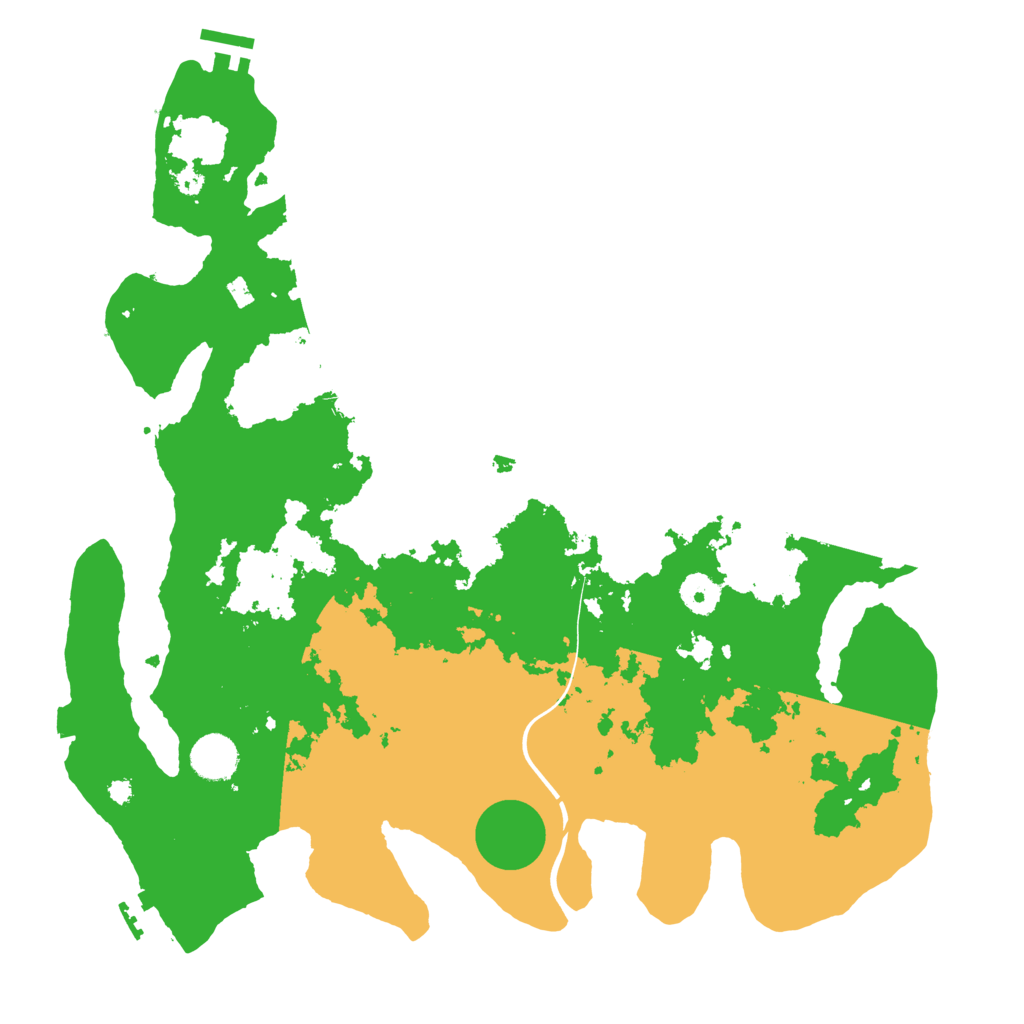 Biome Rust Map: Procedural Map, Size: 3850, Seed: 17639