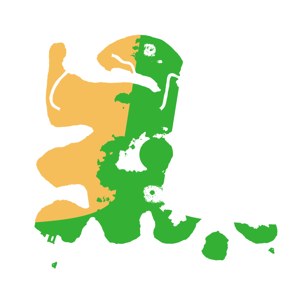 Biome Rust Map: Procedural Map, Size: 2500, Seed: 299726090