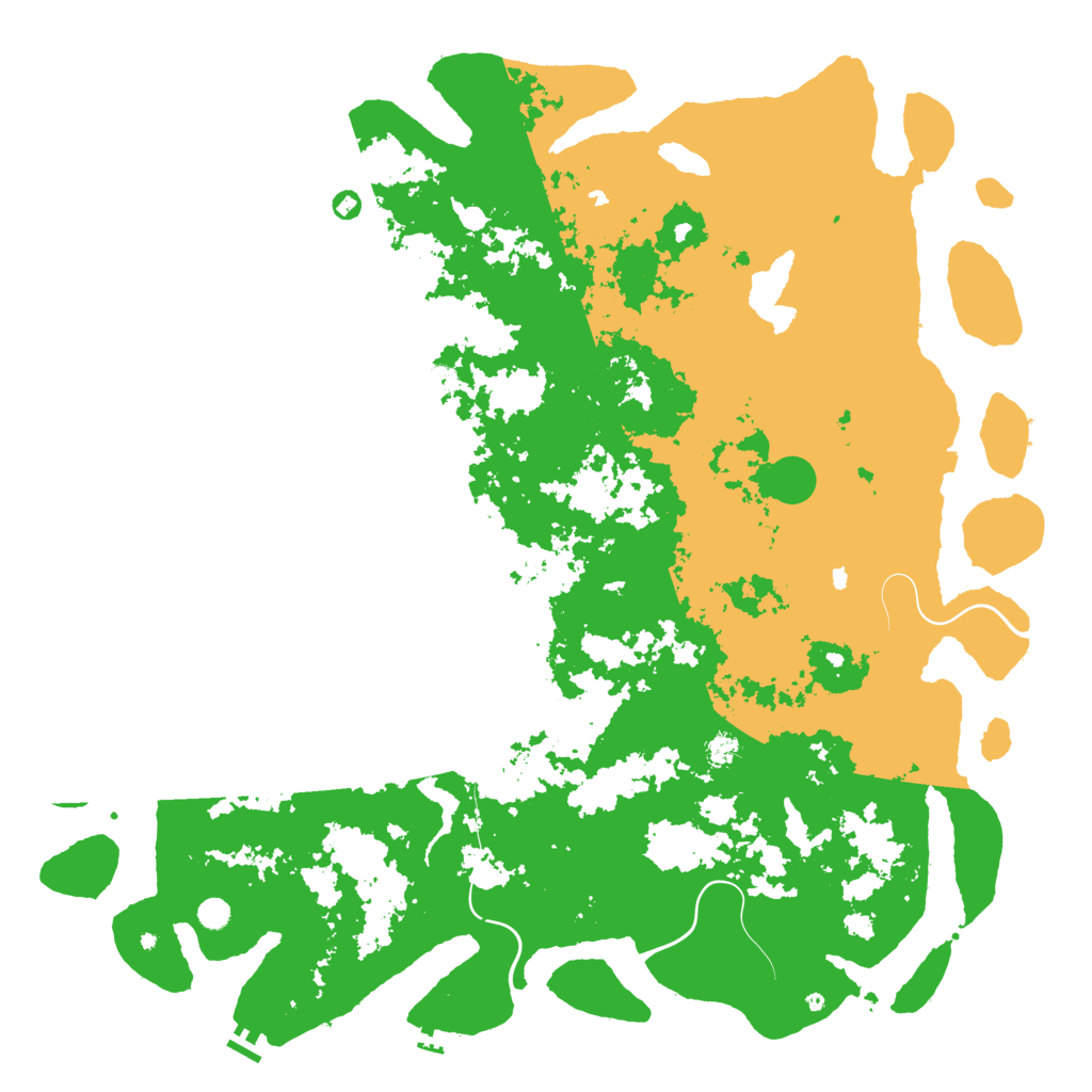 Biome Rust Map: Procedural Map, Size: 6000, Seed: 59515453