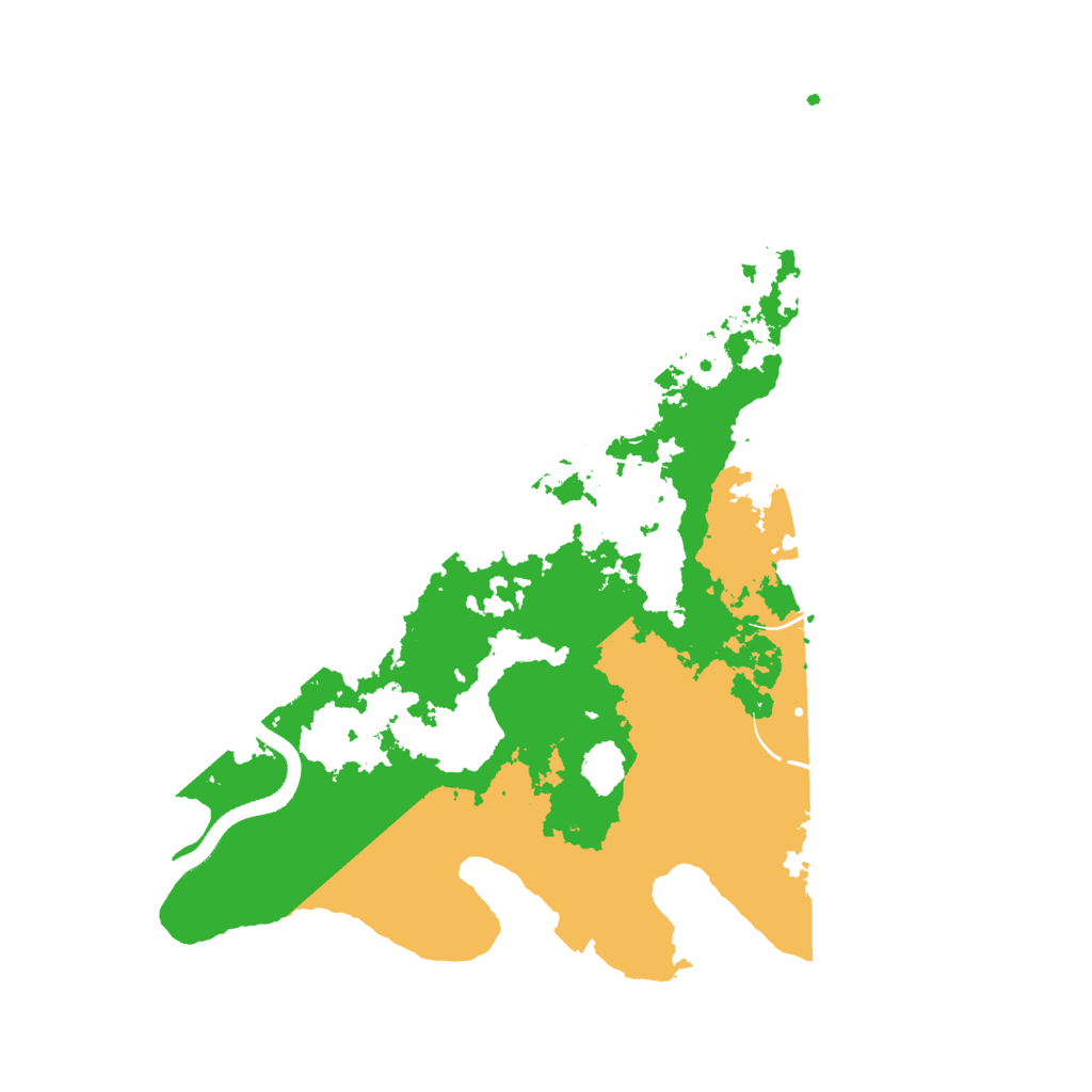 Biome Rust Map: Procedural Map, Size: 3500, Seed: 879148339
