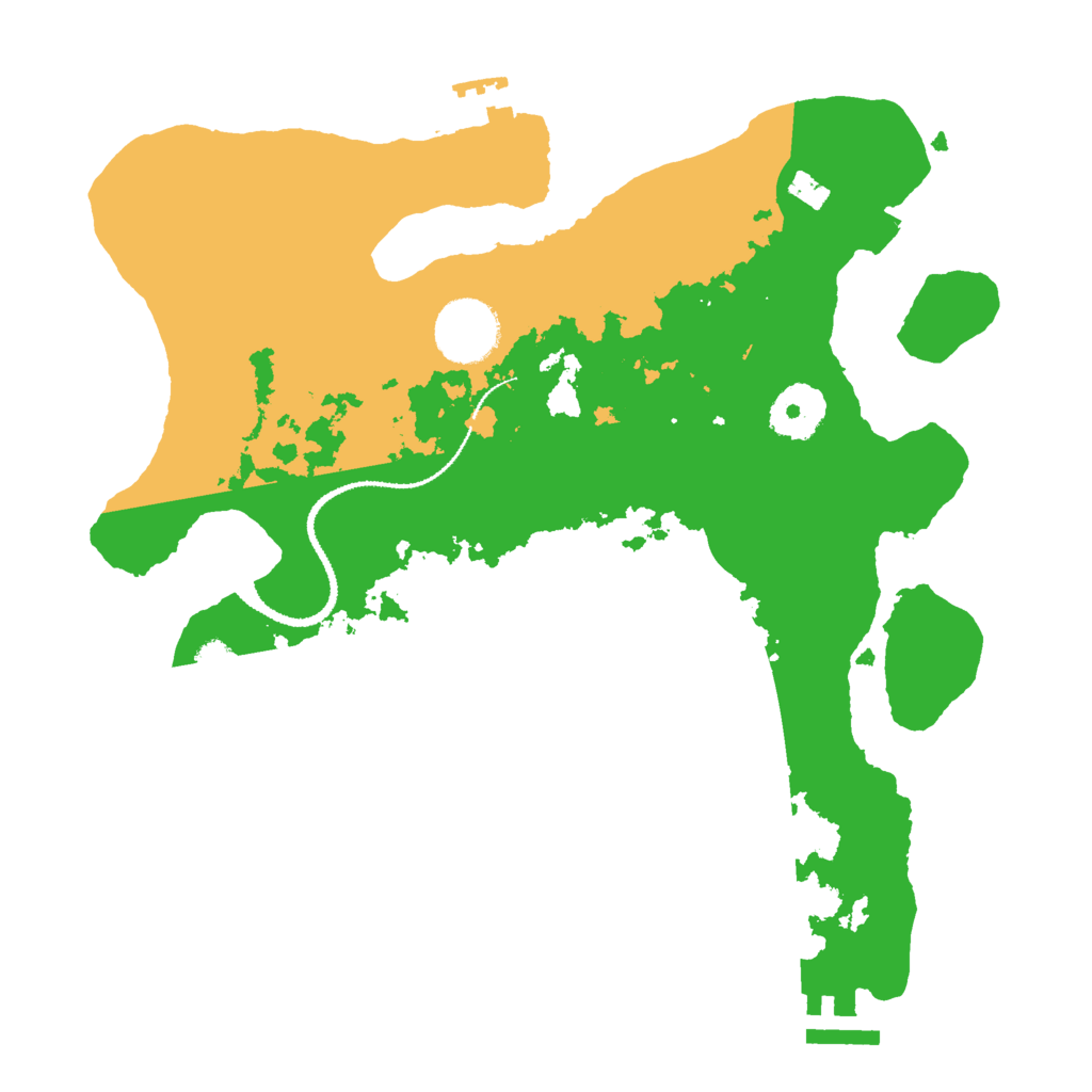 Biome Rust Map: Procedural Map, Size: 3000, Seed: 1405659742