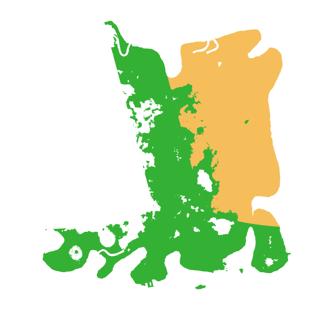 Biome Rust Map: Procedural Map, Size: 3500, Seed: 11388366