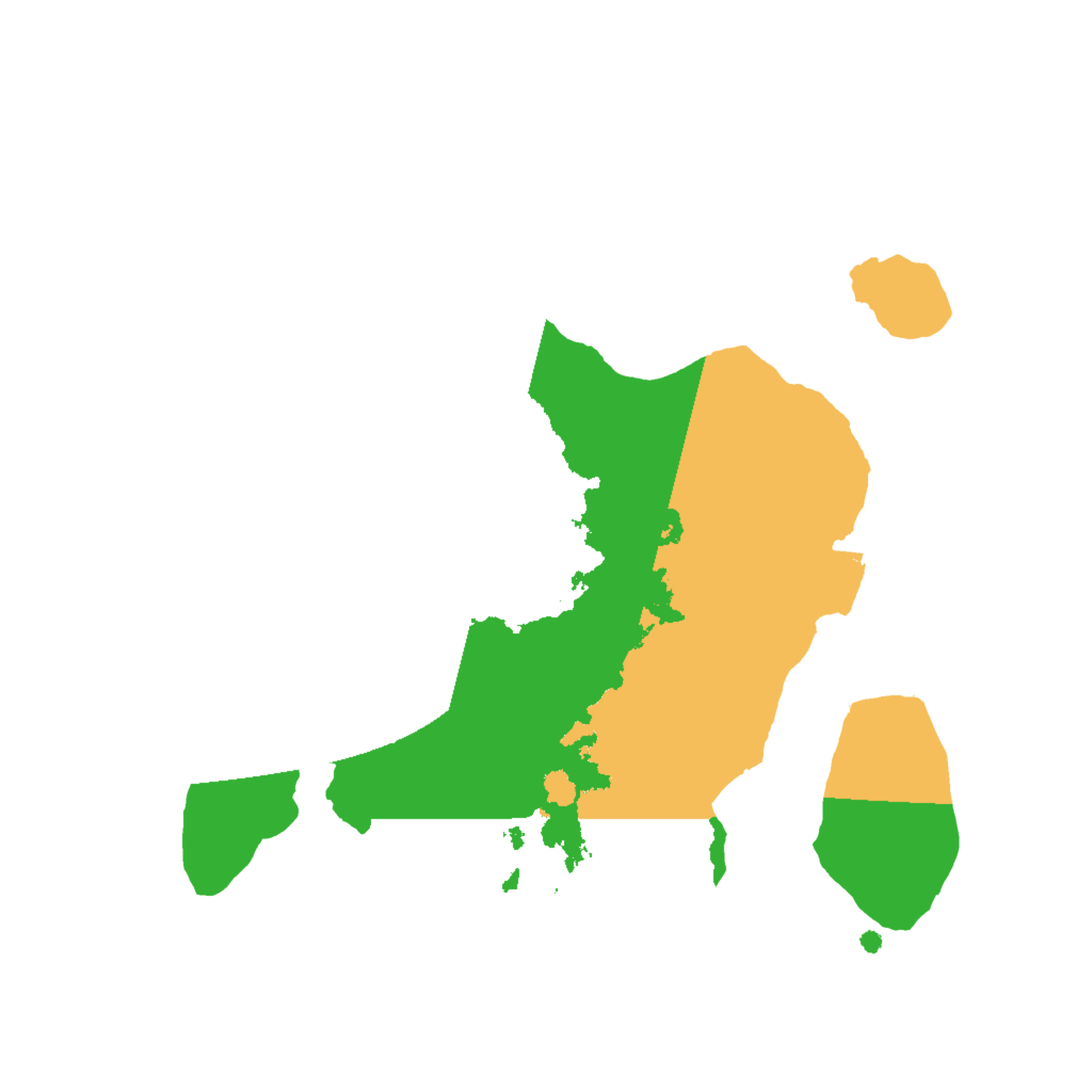 Biome Rust Map: Procedural Map, Size: 2000, Seed: 31334