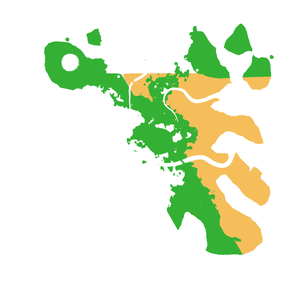 Biome Rust Map: Procedural Map, Size: 3000, Seed: 356548