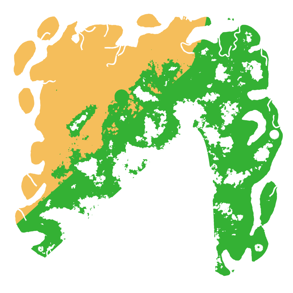 Biome Rust Map: Procedural Map, Size: 5500, Seed: 298625