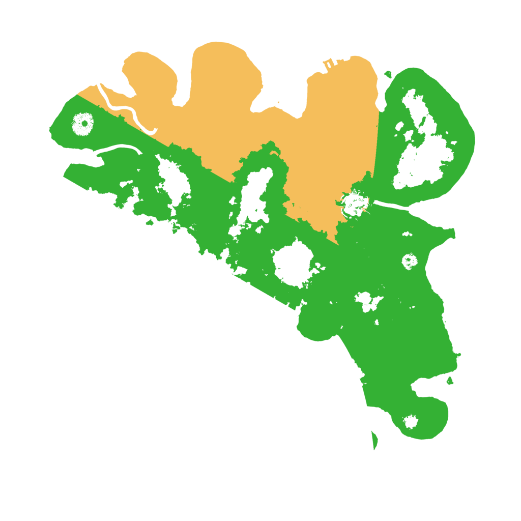 Biome Rust Map: Procedural Map, Size: 3500, Seed: 498095777