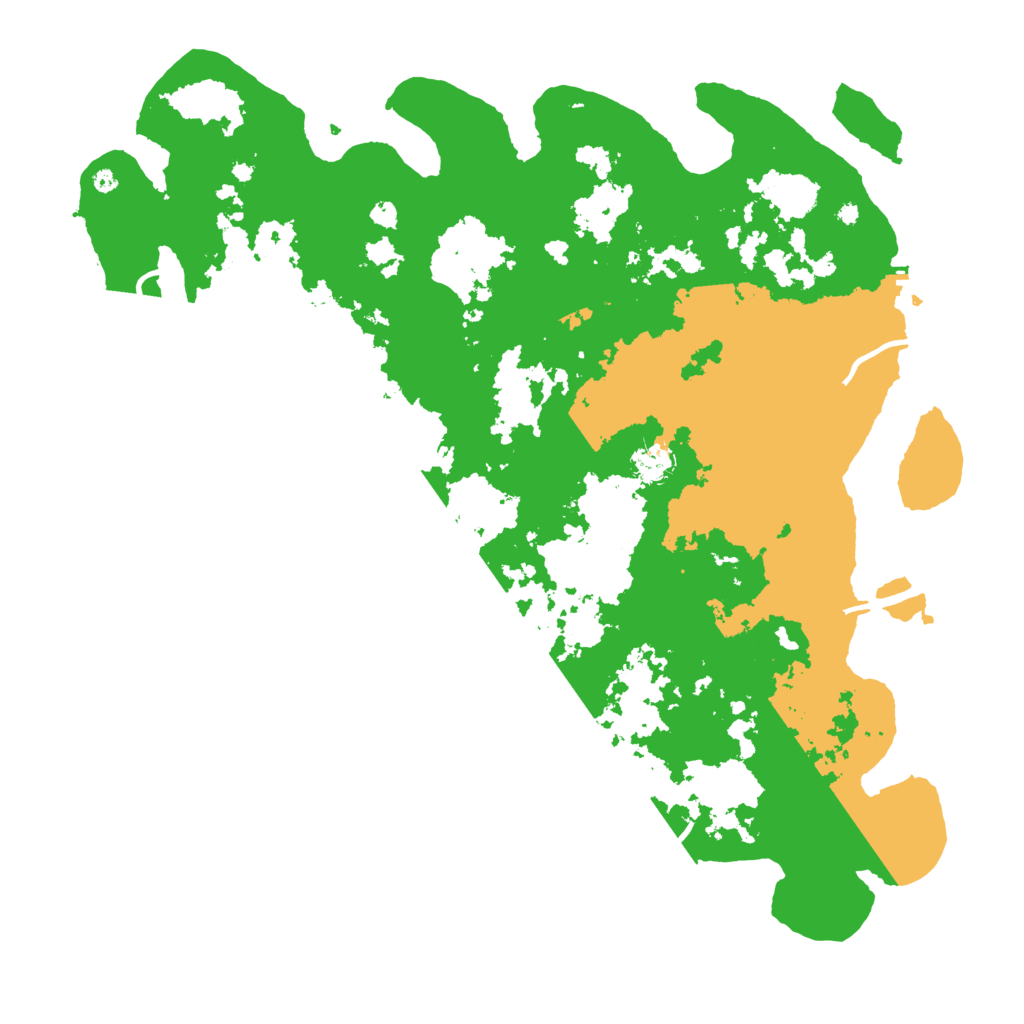 Biome Rust Map: Procedural Map, Size: 4500, Seed: 24910284
