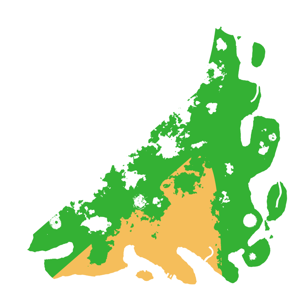 Biome Rust Map: Procedural Map, Size: 4000, Seed: 64527