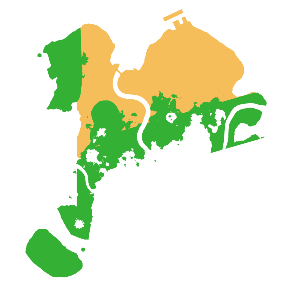 Biome Rust Map: Procedural Map, Size: 3000, Seed: 1933529393