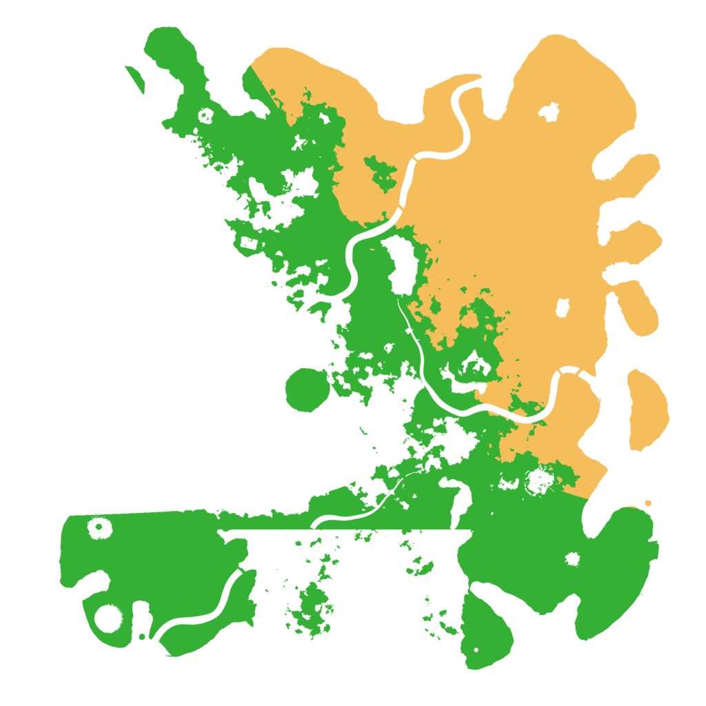 Biome Rust Map: Procedural Map, Size: 4500, Seed: 20230402