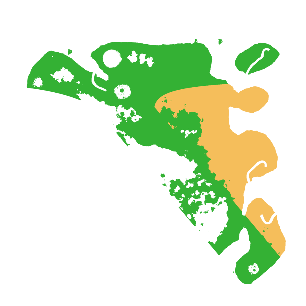 Biome Rust Map: Procedural Map, Size: 3000, Seed: 27398