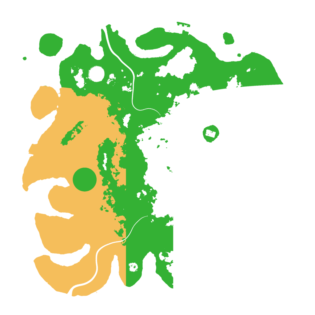 Biome Rust Map: Procedural Map, Size: 3500, Seed: 760726435
